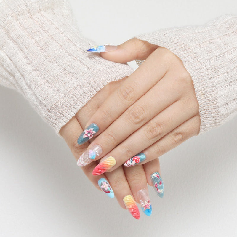 Artful nail designs with maritime motifs Bowlift