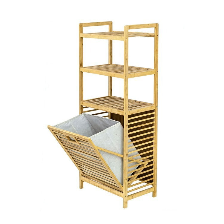 Laundry shelf with baskets Bowlift