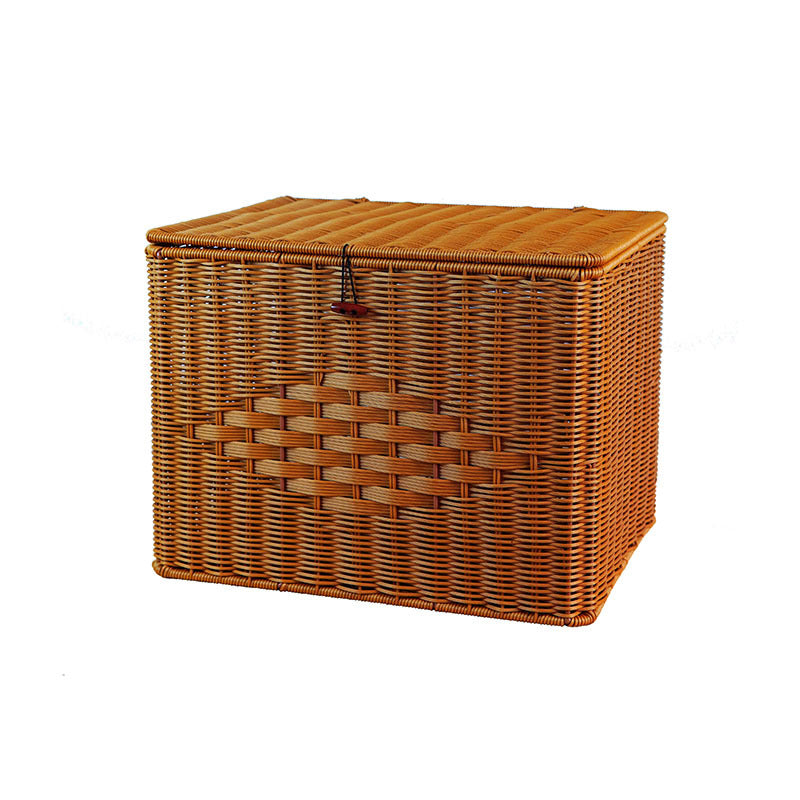 Women's Practical Storage Basket Made of Woven Material Bowlift