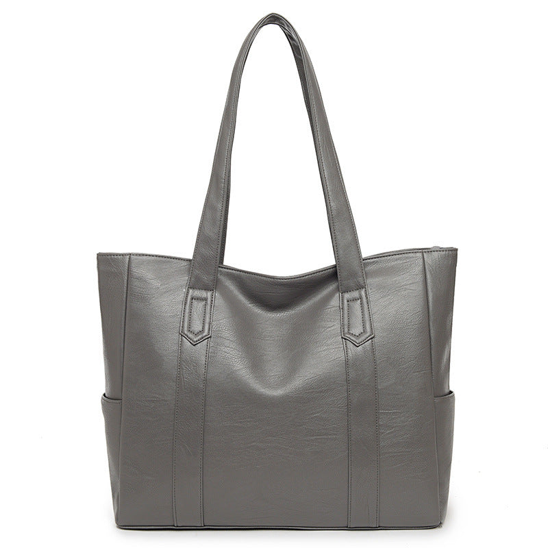 Stylish and Spacious Leather Bag Bowlift