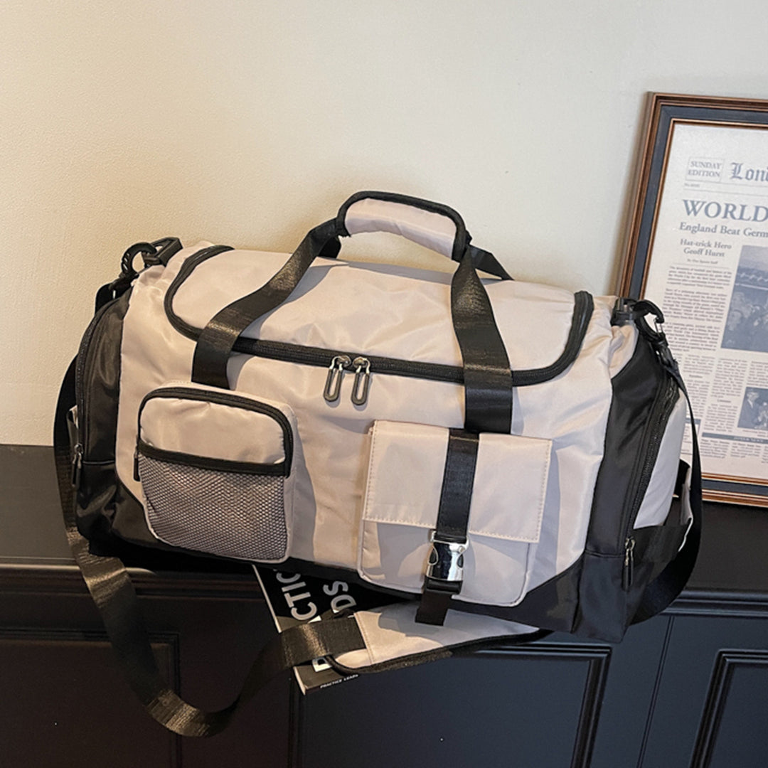 Sporty multifunctional travel bag with external pocket Bowlift