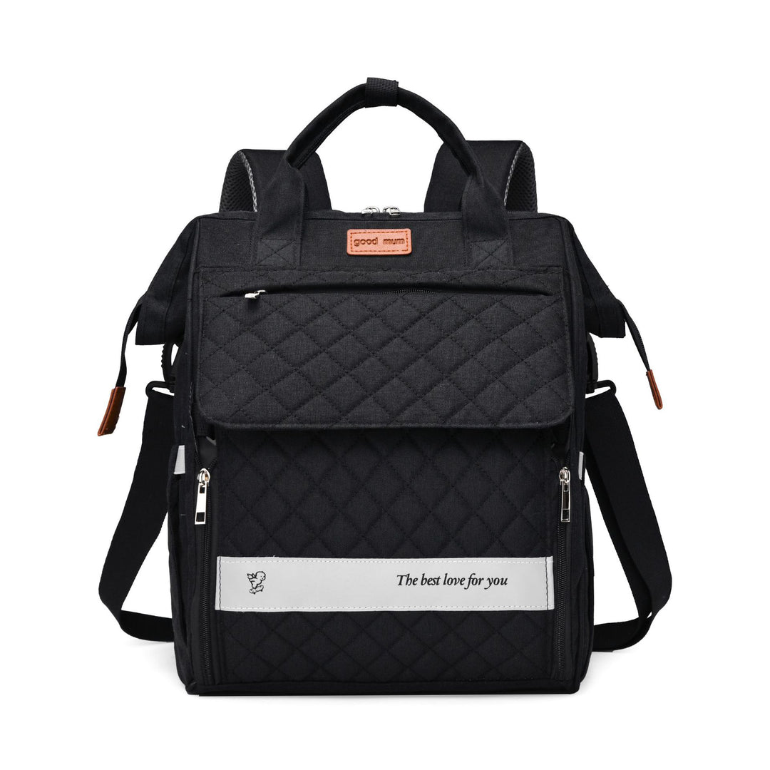 Quilted Multi-Purpose Backpack Bowlift