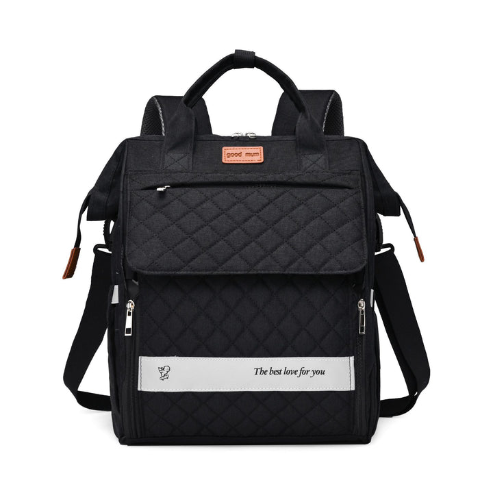 Quilted Multi-Purpose Backpack Bowlift