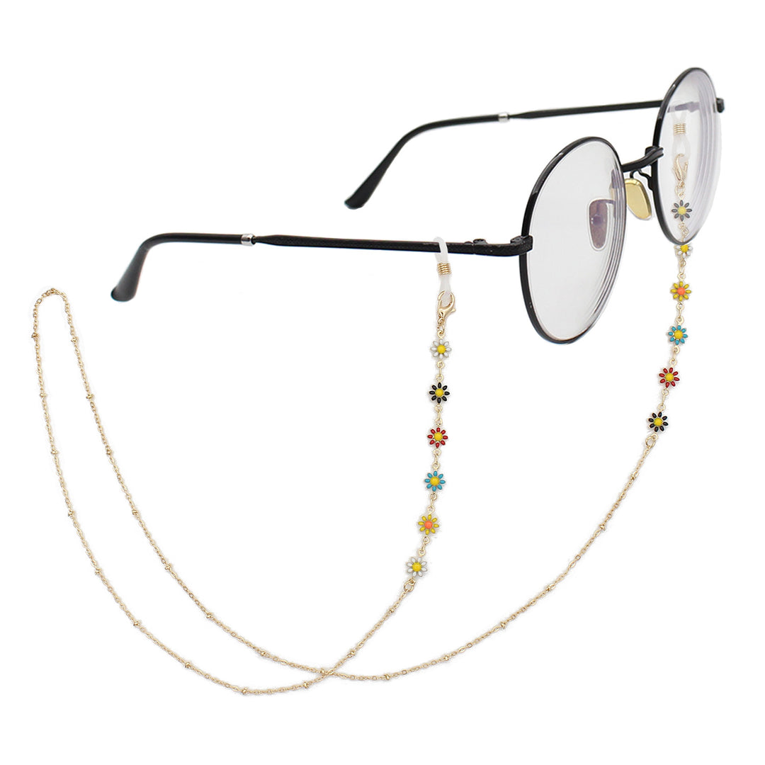 Floral Themed Eyewear Chain Bowlift