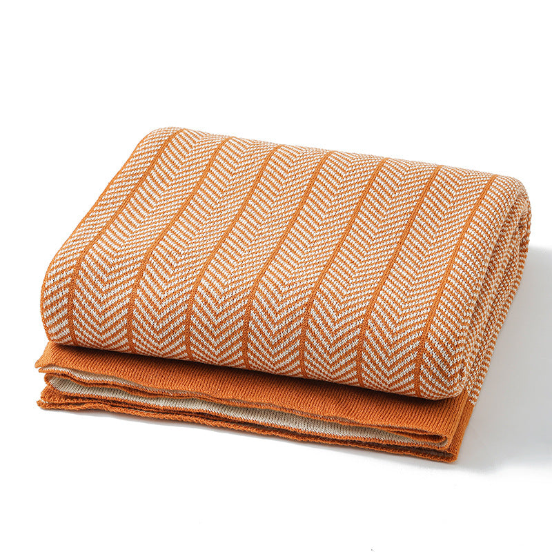 Ladies cuddle blanket with zigzag pattern Bowlift