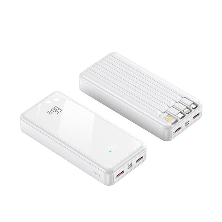 Ultra-slim power bank with multiple charging options Bowlift