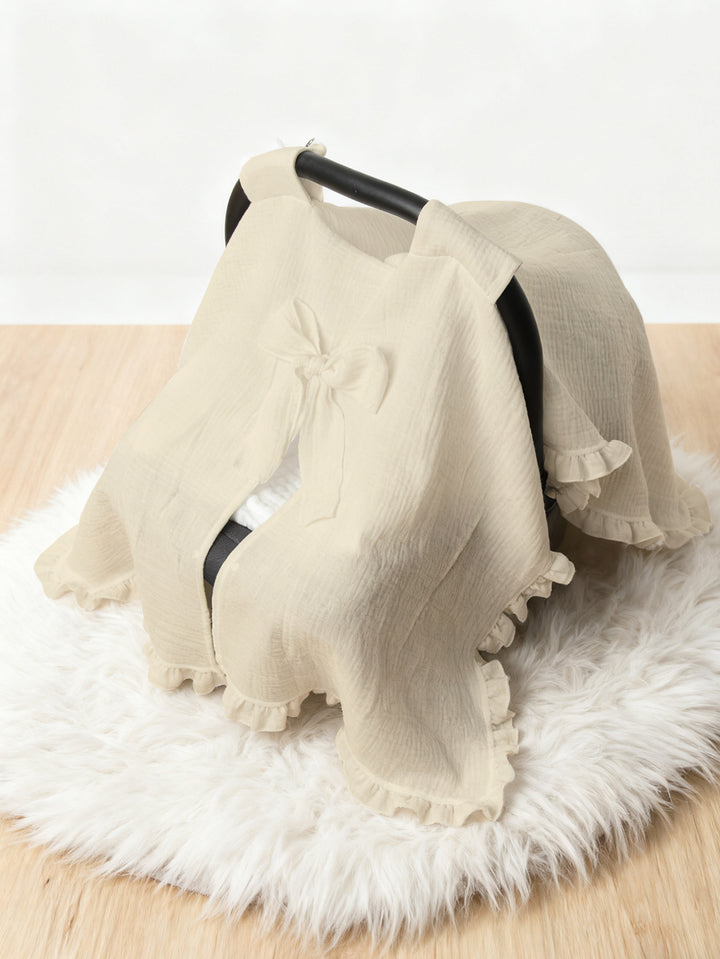 Premium Muslin Baby Car Seat Cover Bowlift