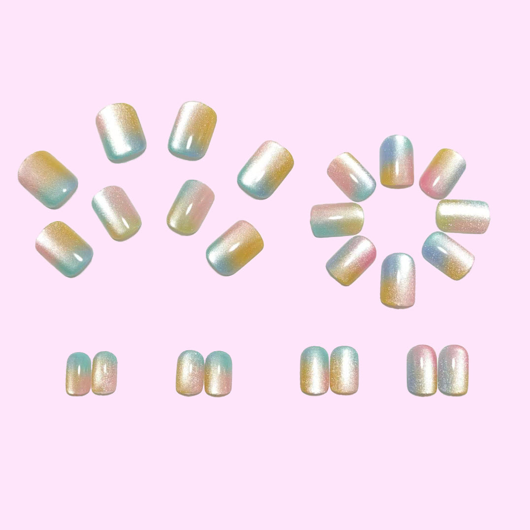 Ombre Artificial Nails Bowlift