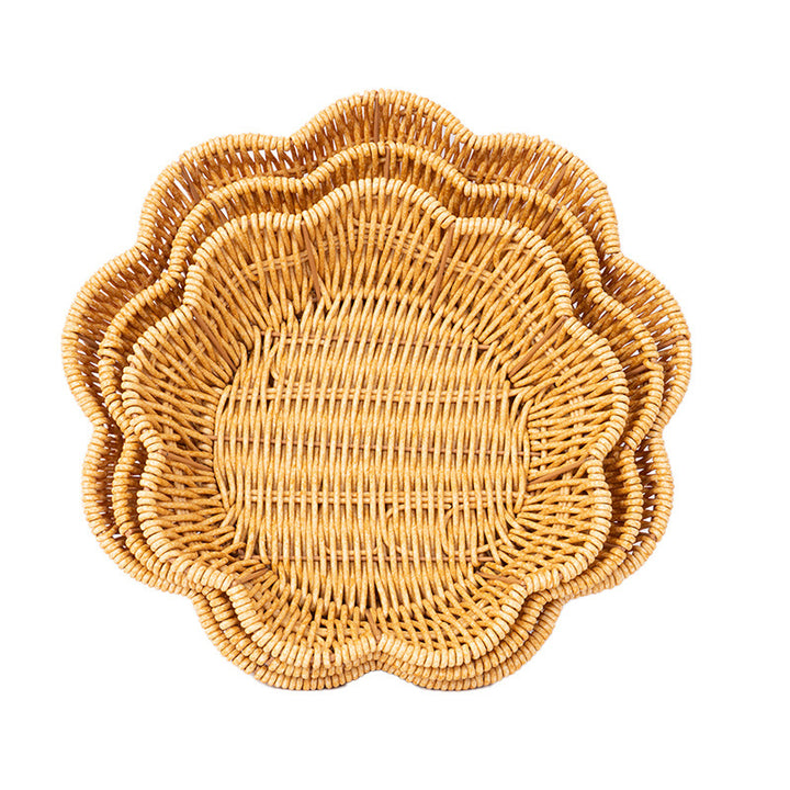 Decorative Centerpiece Woven Basket Bowlift