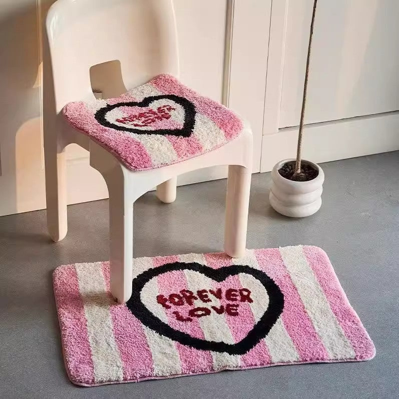 Decorative Plush Bath Mat