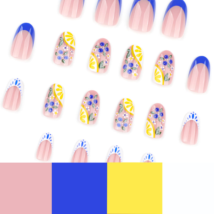 Creative Nail Art with Floral Design Bowlift