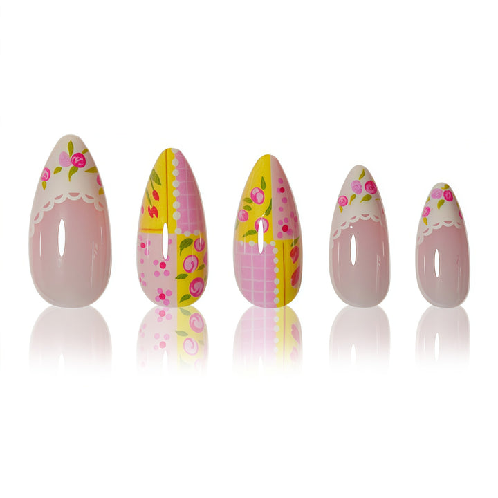 Floral Fantasy Nail Art Extensions Bowlift