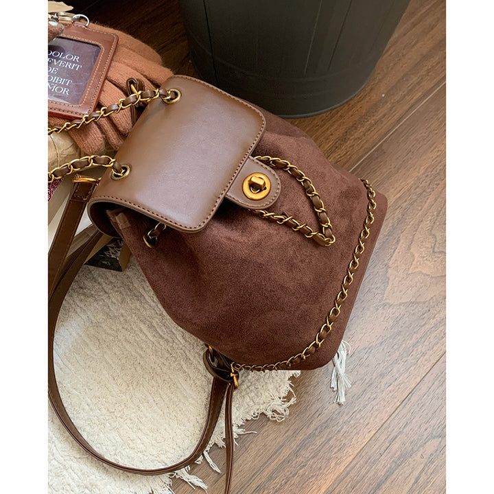 Premium Suede Backpack Bowlift