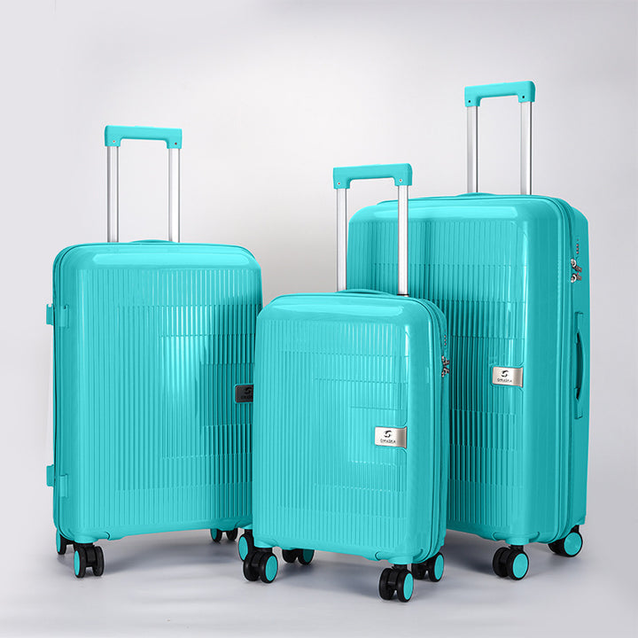 multi-size hardshell spinner luggage set with telescopic handles and double-spinner wheels Bowlift