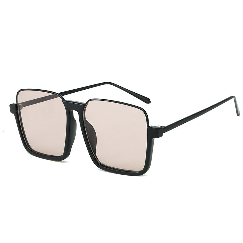 Women's square sunglasses with transparent frame and polarized lenses Bowlift