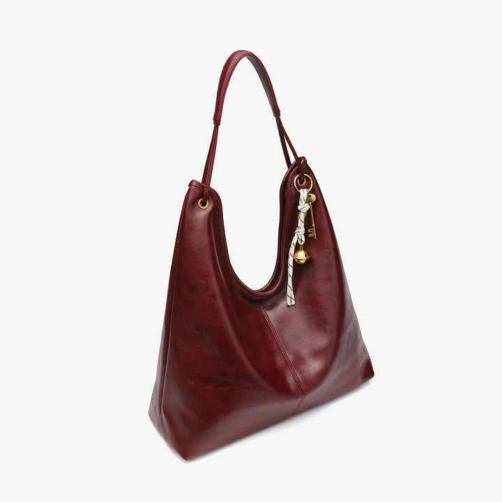 Luxurious Soft Leather Hobo Bag