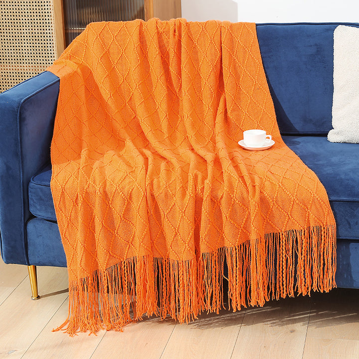 Women High-quality and stylish fleece blanket with modern textured pattern Bowlift