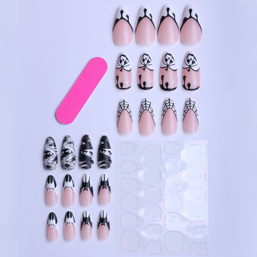 Creative Halloween-style Art Fake Nails Bowlift