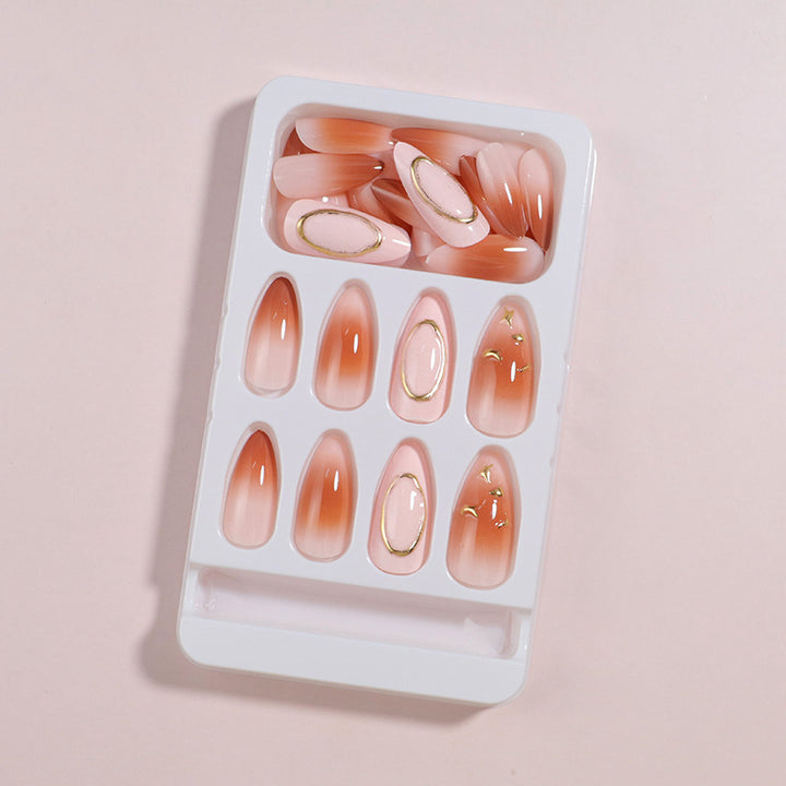 DIY Elegant Press-On Nail Art Set Bowlift