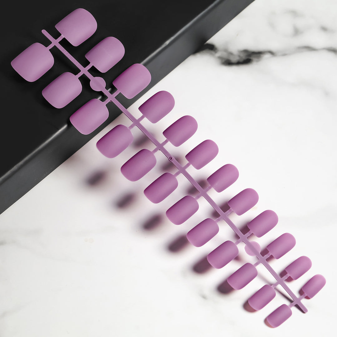 Matte Finish Press-On Nail Tips Bowlift
