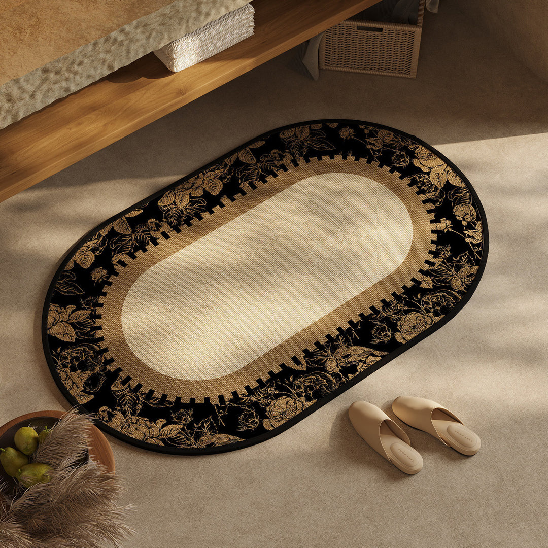 Chic Geometric Design Bath Mat Bowlift