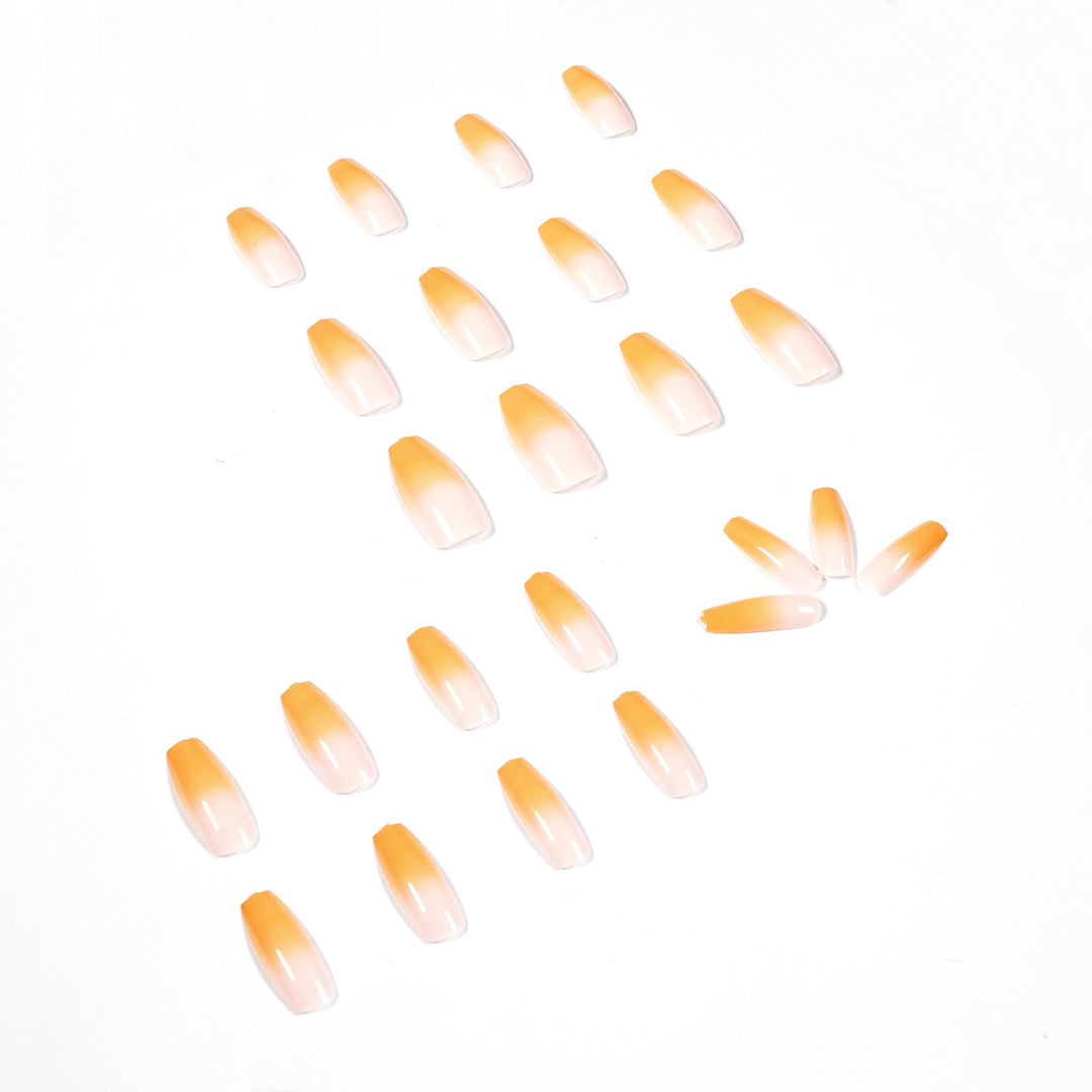 Artificial nail extensions in elegant ombre style Bowlift