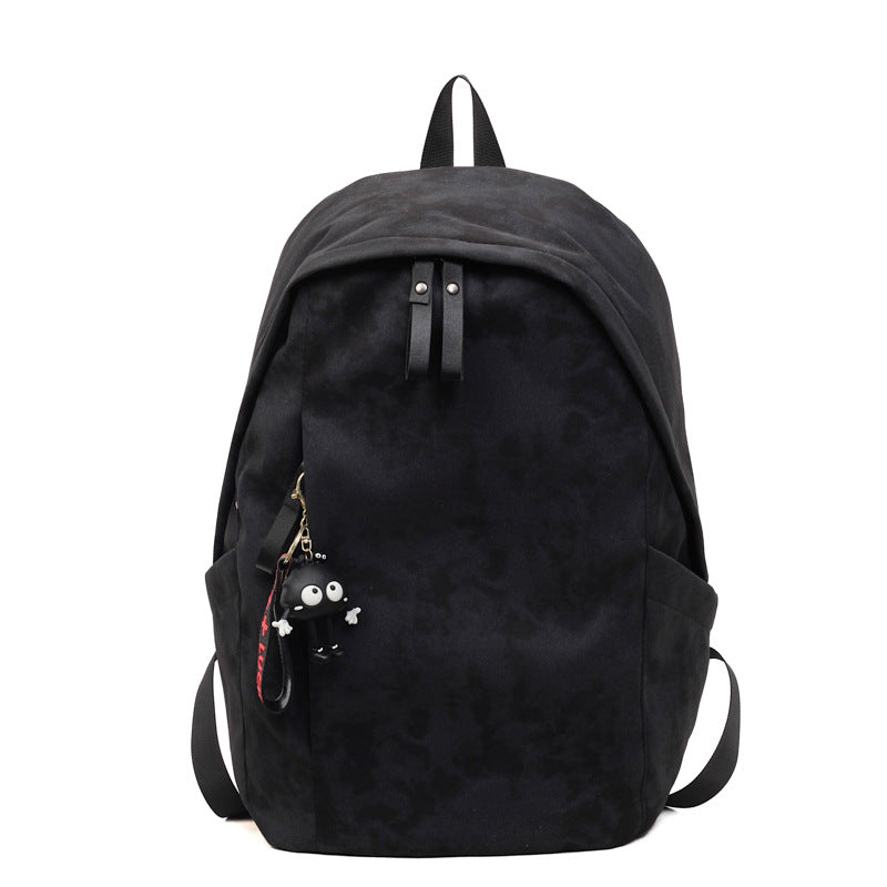 Fashionable backpack with practical design and decorative pendant Bowlift