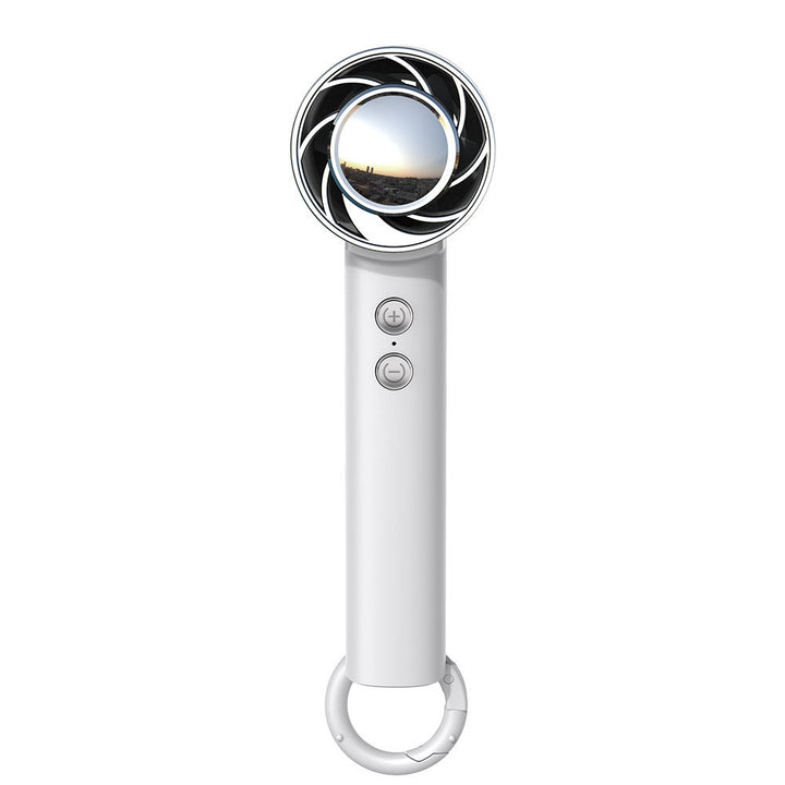 Women's Portable Mini-Hand Fan with Integrated USB Charging Function Bowlift