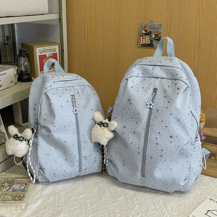 Star-Patterned Everyday Backpack