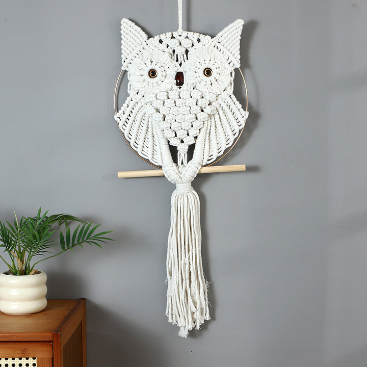 Macrame Owl Wall Hanging Bowlift