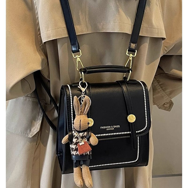Vintage-Inspired Structured Satchel Bag Bowlift