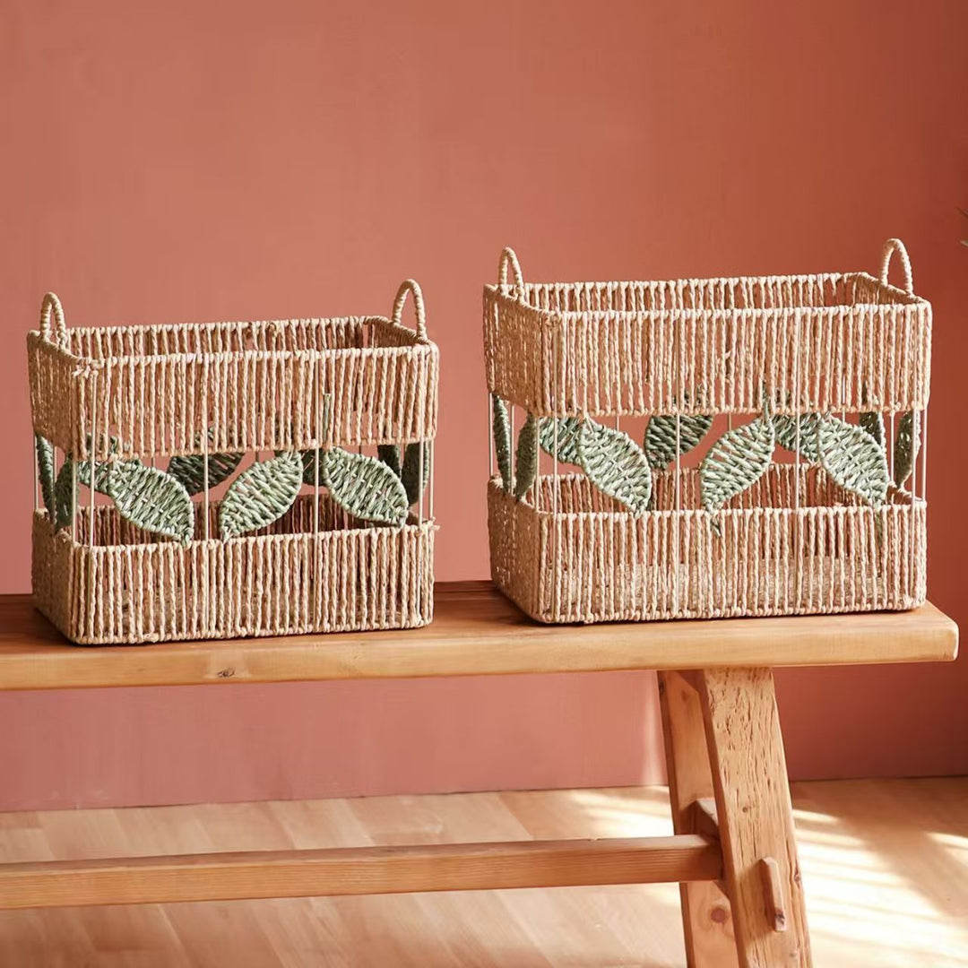 Decorative Storage Basket Made of Natural Material Bowlift