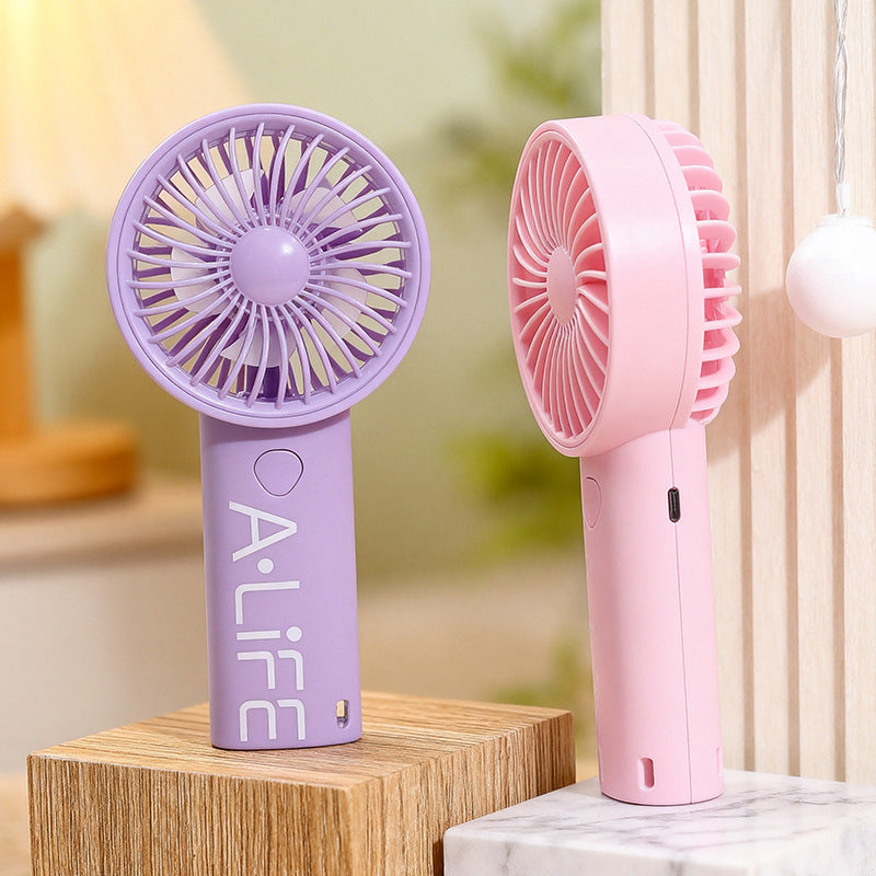 Women's Portable Hand Fan with USB Charging Function and Ergonomic Design Bowlift 1782398222