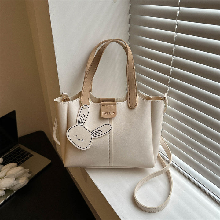 Structured Faux Leather Handbag Bowlift