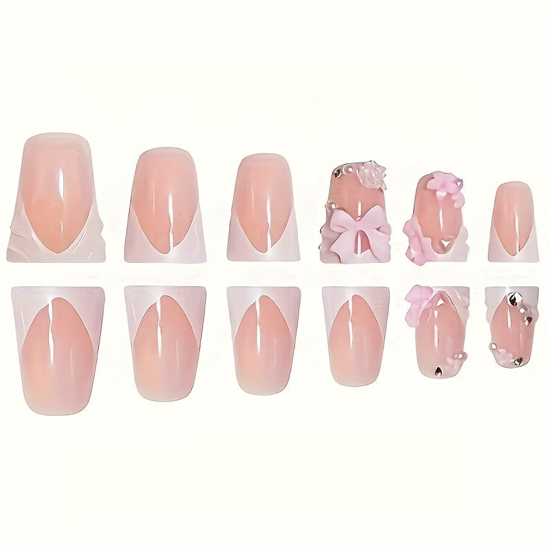 Decorative Floral Nail Art Extensions Bowlift
