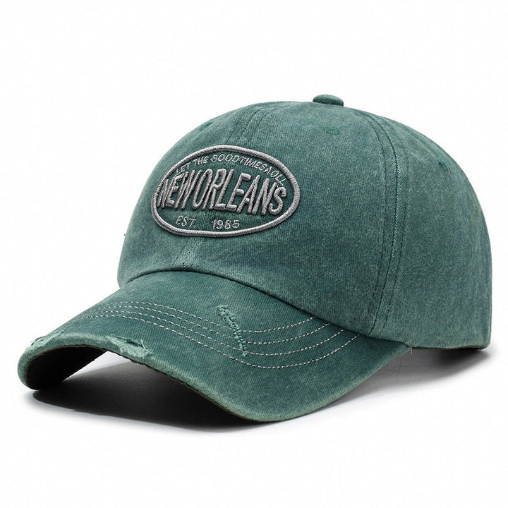 Women's Distressed Cotton Baseball Cap Bowlift 1784083760