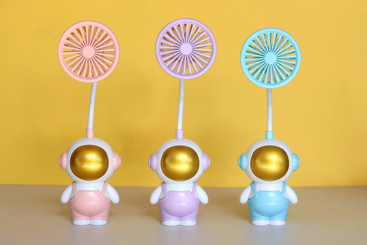 Unisex Fun Hand Fan in Astronaut Design Bowlift