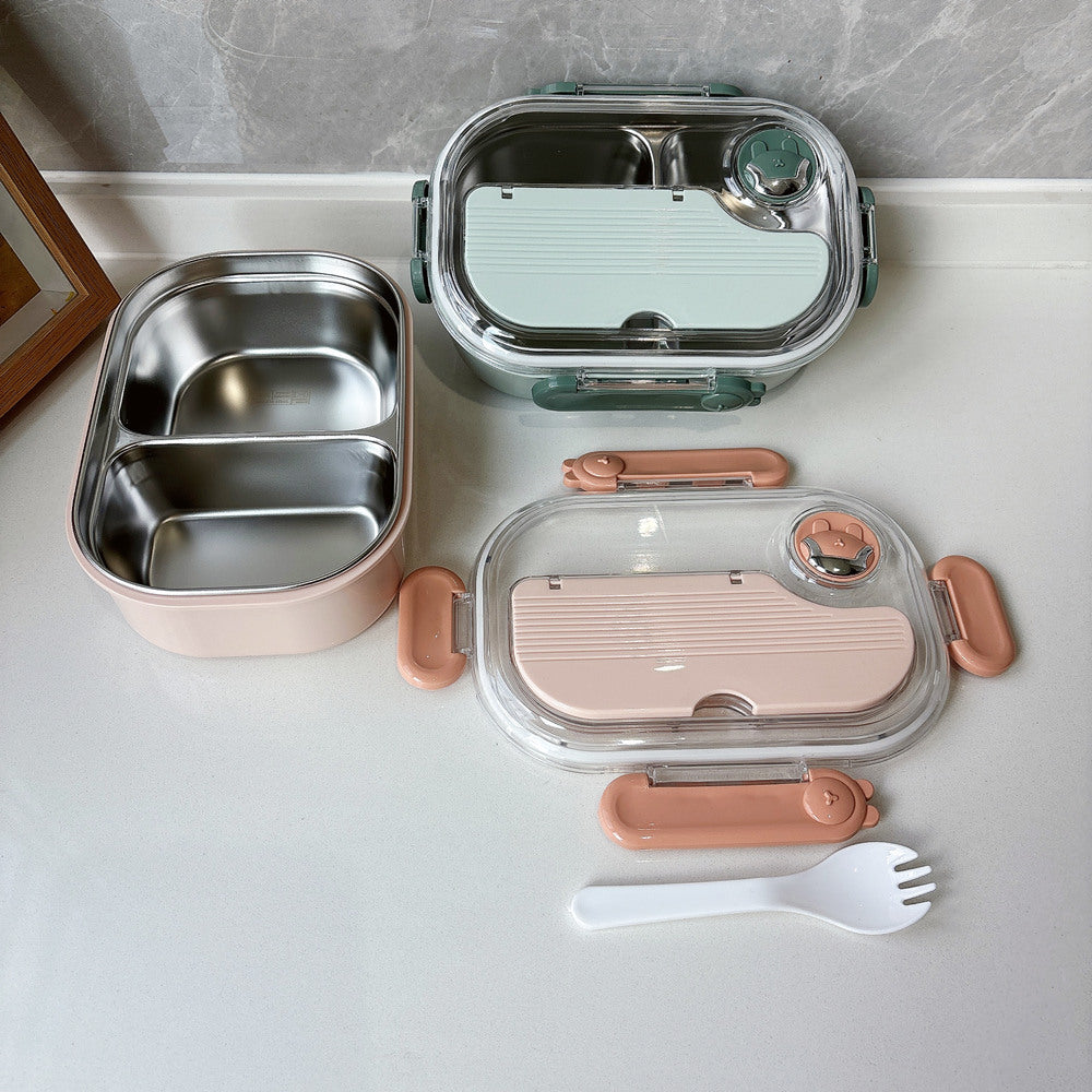 Multi-Compartment Leak-Proof Food Storage Bento Box