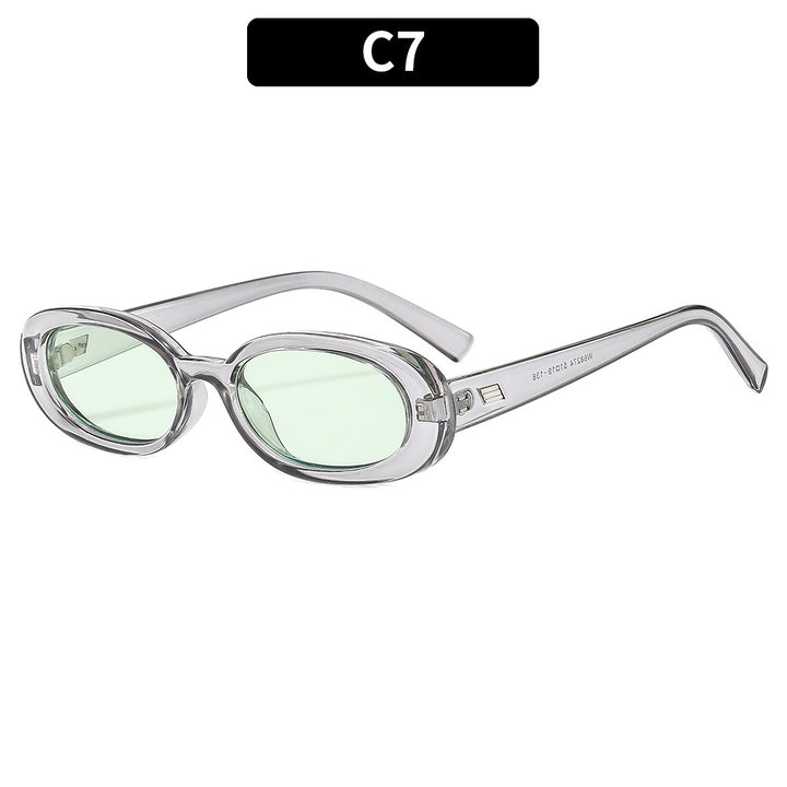 Retro Oval Sunglasses