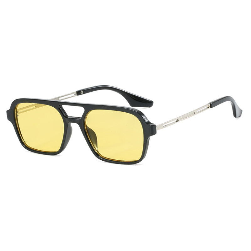 Women's striking square sunglasses with transparent frame Bowlift