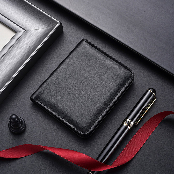 Slim Leather Bi-Fold Wallet Bowlift