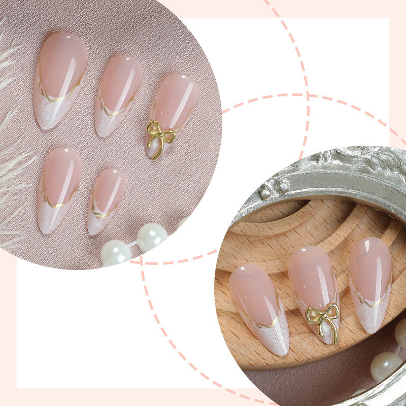 Elegant Sculpted Press-On Nail Tips Bowlift