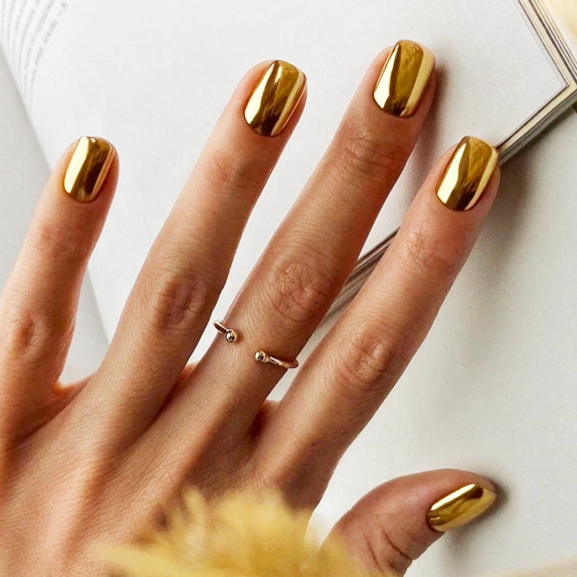 Glossy Press-On Nails Set Bowlift