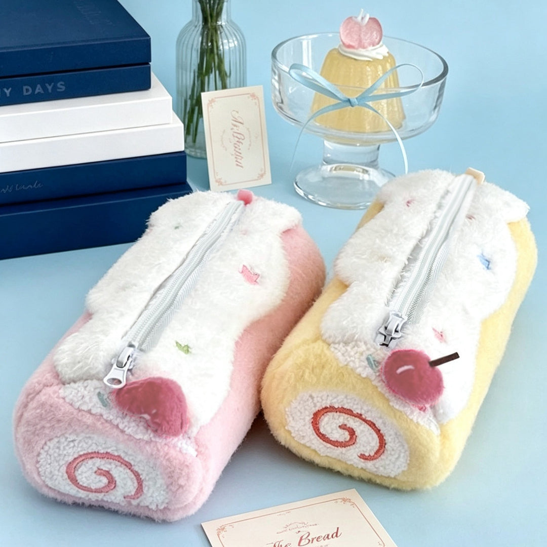 Plush Dessert-Themed Pencil Case Bowlift