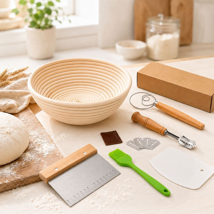 Artisan Bread Proofing Basket Set Bowlift