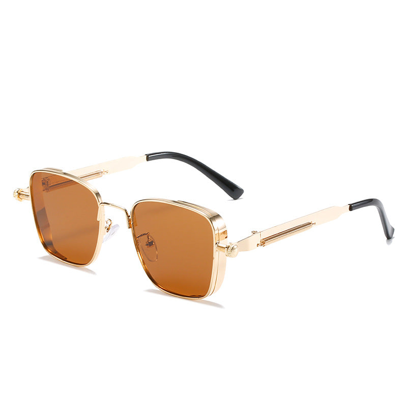 Women's modernist sunglasses in elegant metal frame Bowlift