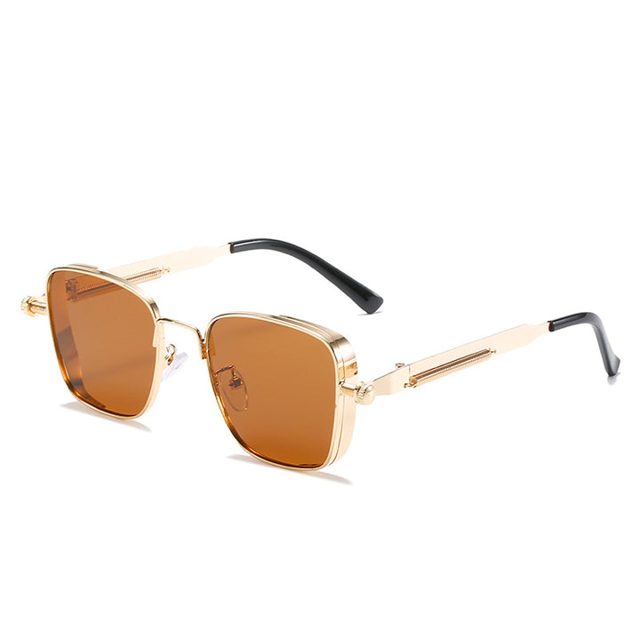 Women's modernist sunglasses in elegant metal frame Bowlift