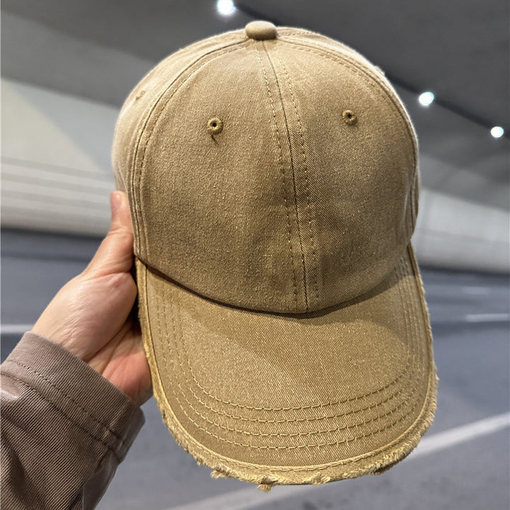Women's Distressed Denim Baseball Cap Bowlift 1784084028