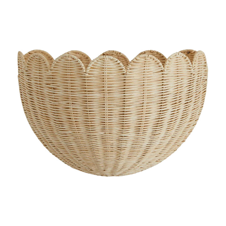 Wall basket in elegant shell design Bowlift
