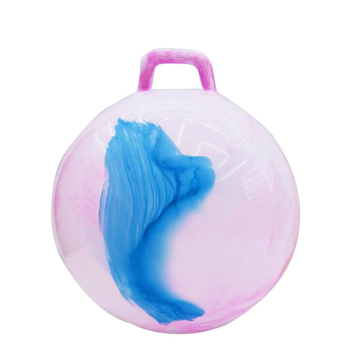 Unisex play ball with ergonomic carrying handle Bowlift
